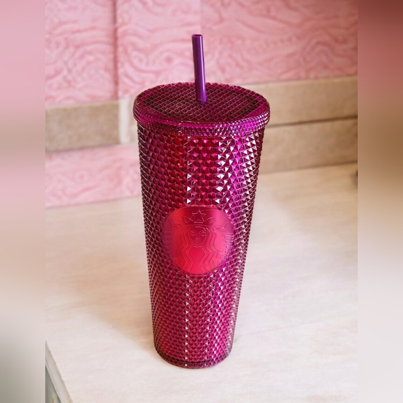 🍇Starbucks Fall 2022 BERRY BLING Studded Tumbler Venti 24oz, Starbucks - Picture 5 of 5